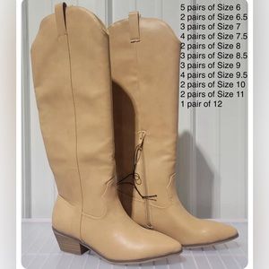 Womens Sommer Western Boots-Universal Thread Light Brown